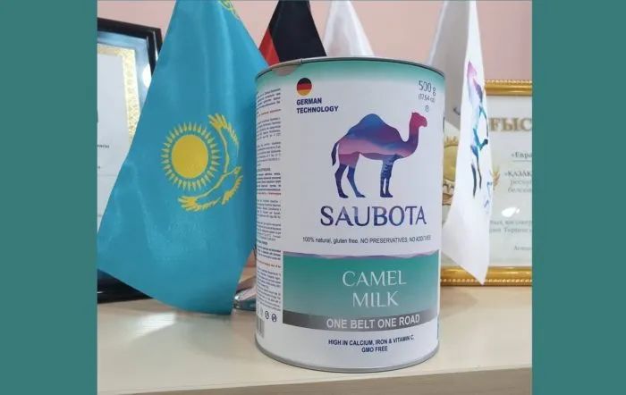 哈萨克斯坦的Saubota骆驼奶粉已经成功进入中国市场
