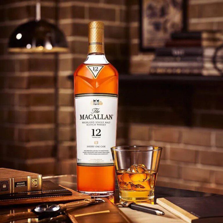 macallan12威士忌价格1两（麦卡伦12年雪莉桶单一麦芽苏格兰威士忌）