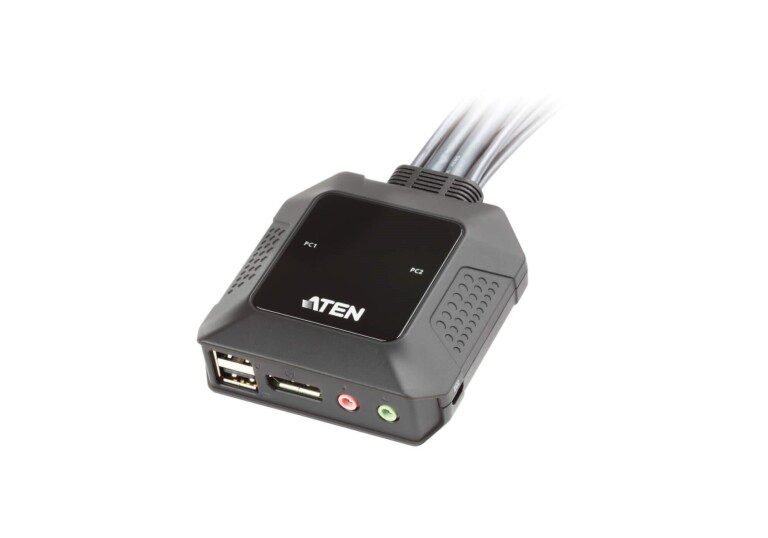 kvm切换器哪个牌子好用（ATEN CS22DP USB带线式KVM切换器）